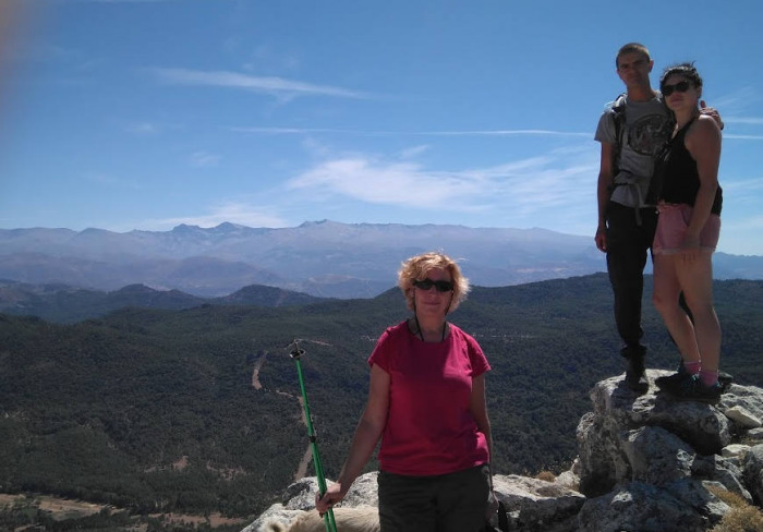 Sierra Nevada from Peñon de la Mata