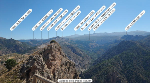 View from Boca de la Pescá